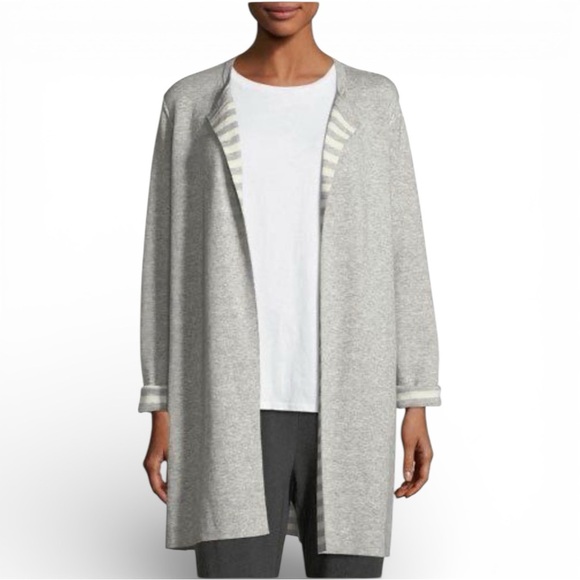Eileen Fisher Sweaters - Eileen Fisher Organic Cotton Cashmere Reversible Cardigan